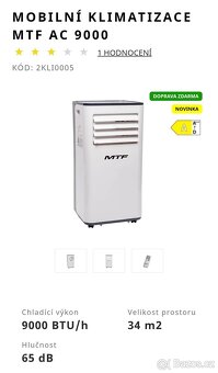 Klimatizace MTF AC 9000 - v záruce - 4