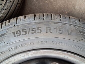 Letní kola 195x55x15 Škoda Roomster,Fabia 2 - 4