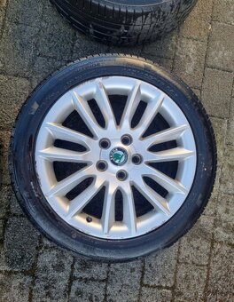 Alu kola 17 " orig Škoda Octavia II Laurin &Klement - 4