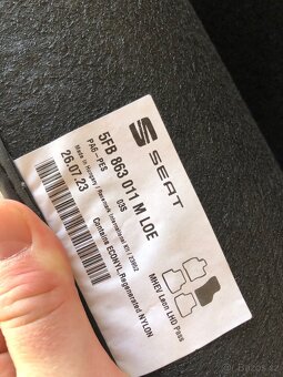 Prodám originální koberce na Seat Leon - 4