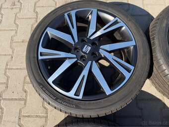 4x al kola 5x100 18 + pneu letní 215/45 R18 - 4