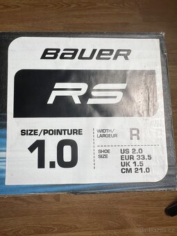 Prodám inline brusle Bauer RS vel.1.0 - 4