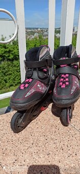 Rostoucí dětské in-line brusle (vel.33-37) - 4