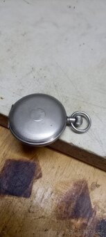 Staré stříbrné kapesní hodinky - 4