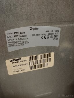 Pračka Whirlpool - 4