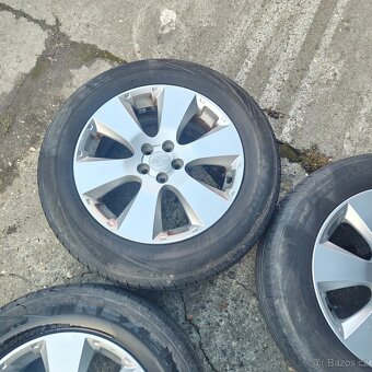 Hliníkové disky Subaru outback 5X100 7X17 Et48 - 4