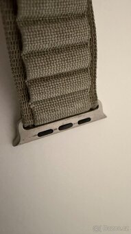 Řemínek apple watch ultra 49mm Alpine loop olive - 4