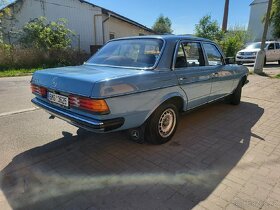 Mercedes Benz 123,200D,rok 1982,veteránská testace nová STK - 4