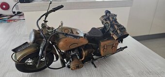 Kovový model motorky - 4