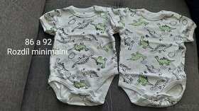 Chlapecké body krátký rukáv velikost 86 - 4