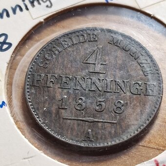 4 pfennig 1858 A (Berlín) - 4