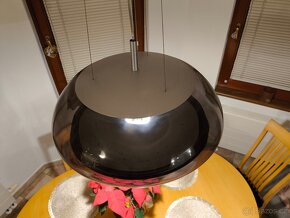 Závěsné LED svítidlo ( lustr ) sklo/ kov - 4