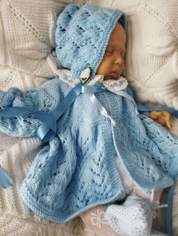 Kabátek/cardigan - ruční práce Anglie - 4