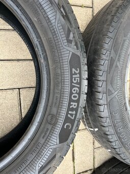 4x letní pneu 215/60 R17C, vzorek 80% - 4