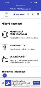 Dětská sedačka na kolo - 4