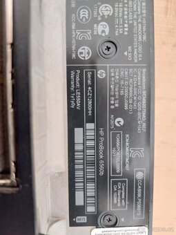 HP 6560b / I7 2630QM / 8gb Ram / 250gb - 4