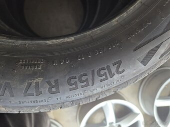 4x letní pneumatiky Continental 215/55/15 - 4