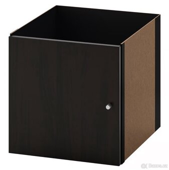 REZERVACE Ikea Kallax 2x2 s dvířky černý - 4