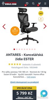 kancelářská židle Antares Ester - 4