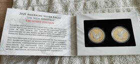 Stříbrné mince- Set stříbrných mincí American Eagle - The Ne - 4