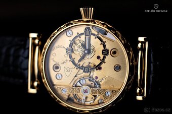 Jedinečné starožítné 8-denní hodinky HEBDOMAS 1910 - 4