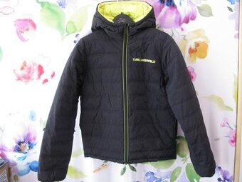 Dětská oboustranná zimní bunda s kapucí Karl L.vel.152 - 4