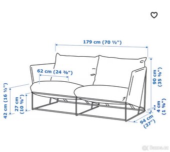 Zahradní sedačka HAVSTEN IKEA - 4