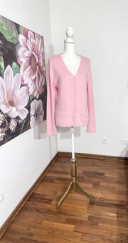 Hedvábné Kašmírový kardigan Insieme - 4