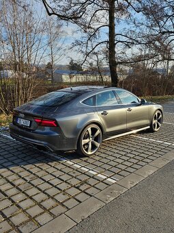Audi S7, 4.0V8 benzín. Výkon 450kw. - 4