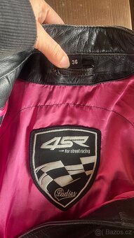 Dámská kožená bunda na moto 4SR vel.36 - 4