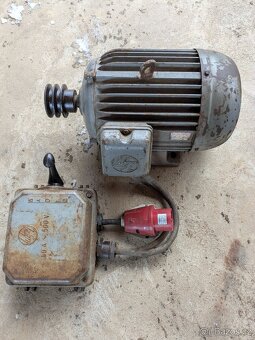 Elektromotor 4kW s vypínačem - 4