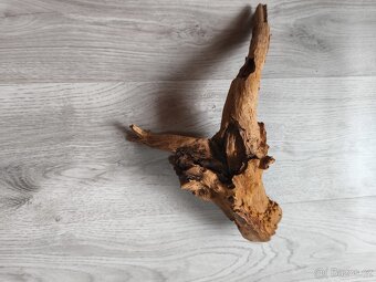 Suchozemské terárium s osvětlením, kabely a dřevem - 4