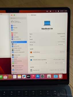 ZÁNOVNÍ APPLE MACBOOK AIR 13” 2022 M2/8GB RAM/256GB,ZÁRUKA - 4