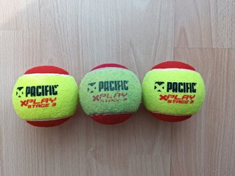 Tenisové míčky Pacific X-play, stage 3 - 4