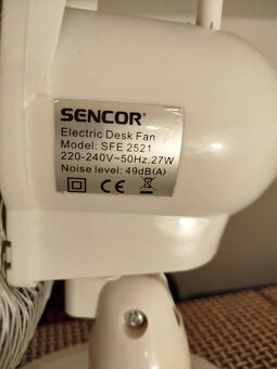 STOLNÍ VENTILÁTOR SENCOR - 4