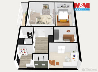 Prodej bytu 3+1, 66 m², Brno, ul. Dunajská - 4