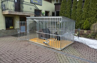 Kotec AZOR 3x2 m z žárově zinkovaných uzavřených nesvařovaný - 4