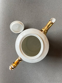 Starožitná porcelánová konvice 1.4l, Haas&Czjzek - 4