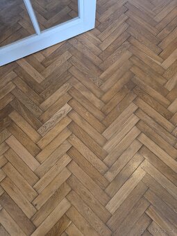 Prodám dubové parkety 17m2 - 4