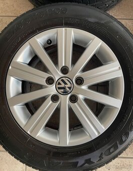 Alu kola vw 5x112 r15 6,5j et50 pneu 195/65/15 - 4