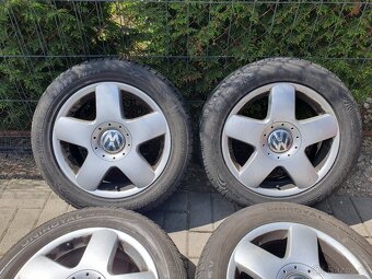 Alu kola vw 5x100 r15 6j et43 letni pneu 195/55/15 - 4