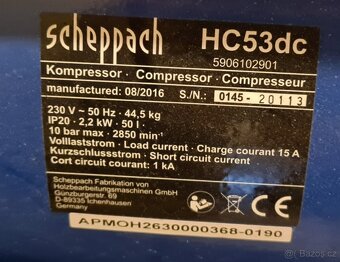 Kompresor Scheppach HC 53 dc, HC53DC - 4