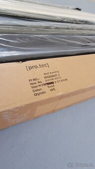 Markýza Pro-Tec 290 x 120 cm tmavě modrá - 4