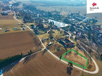 Prodej stavebního pozemku 2452 m2, Dobroutov - 4