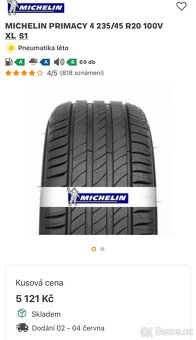 Alu kola VEGA R20 NOVÉ + NOVÉ PNEU MICHELIN - 4
