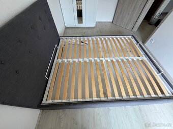Zvedací rošt s rámem postele 160x200cm - 4