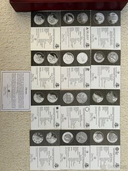 Stříbrná sada mincí Fabulous 12 (2010) – 1 oz, certifikát - 4