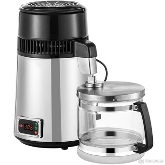 Nový nerezový destilátor vody s displejem - 4l, 750W - 4
