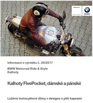 BMW FivePocket pánské kalhoty denim (vel. 38/34) - 4