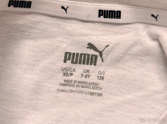 Krásné holčičí nové tričko Puma vel.128 - 4